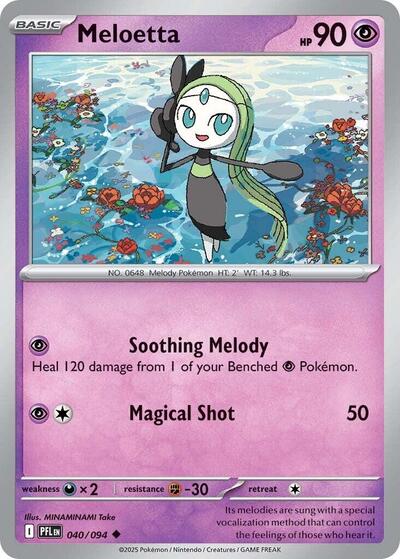 Meloetta #40 Phantasmal Flames