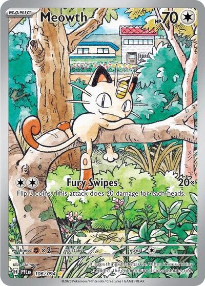 Meowth #106 Phantasmal Flames