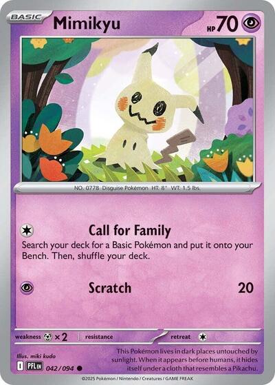 Mimikyu #42 Phantasmal Flames