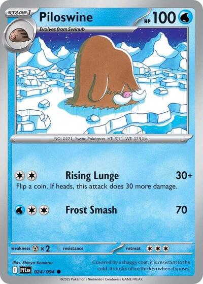 Piloswine #24 Phantasmal Flames
