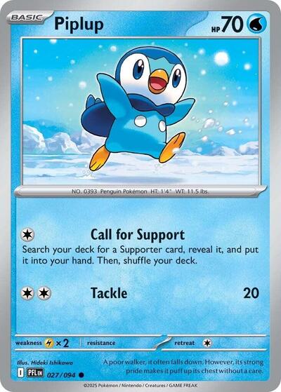 Piplup #27 Phantasmal Flames
