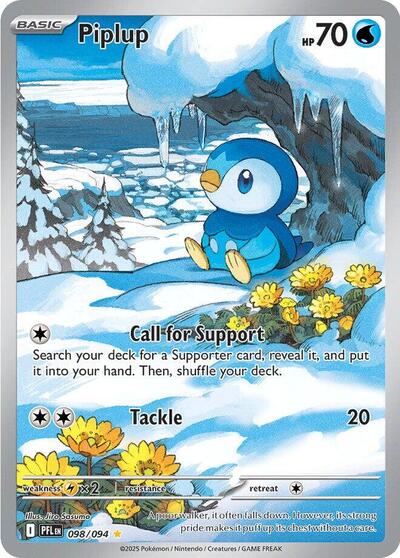 Piplup #98 Phantasmal Flames