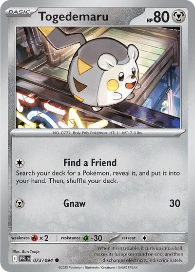 Togedemaru #73 Phantasmal Flames