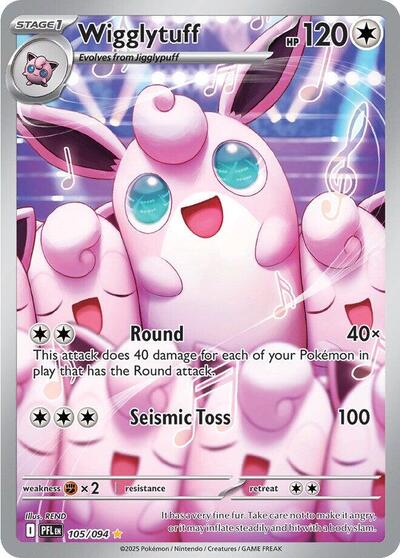 Wigglytuff #105 Phantasmal Flames