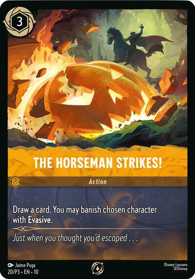 The Horseman Strikes! #20 Disney Lorcana Promo Cards