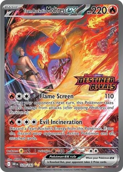 Team Rocket's Moltres ex #229 Miscellaneous Cards & Products