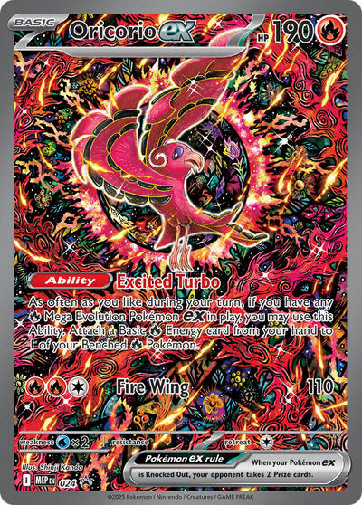 Oricorio ex #24 Mega Evolution Promo