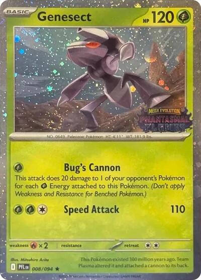 Genesect (Cosmos Holo) #8 Miscellaneous Cards & Products