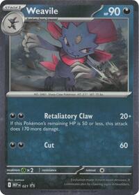 Weavile #21 Mega Evolution Promo