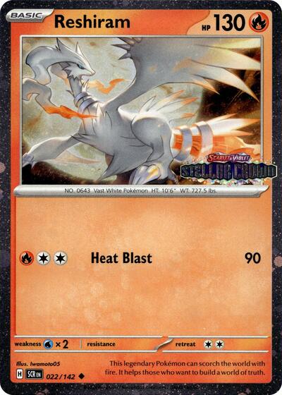 Reshiram #22 Miscellaneous Cards & Products