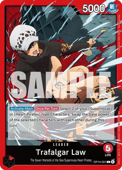 Trafalgar Law #OP14-001 The Azure Sea's Seven