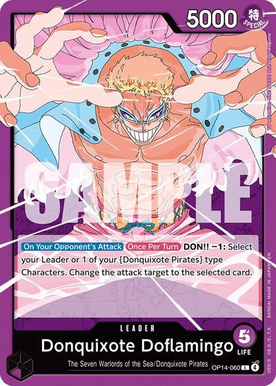 Donquixote Doflamingo #OP14-060 The Azure Sea's Seven