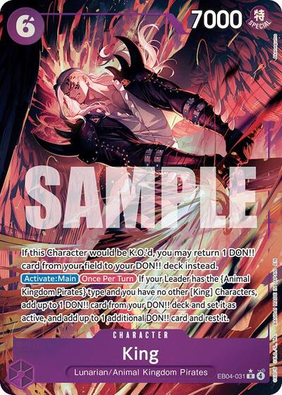 King (Alternate Art) #EB04-031 The Azure Sea's Seven