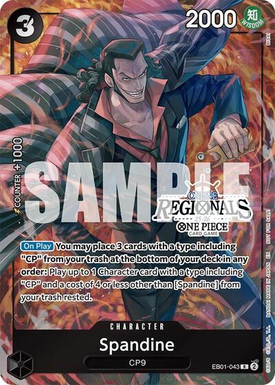 Spandine (Online Regional Participation Pack 2025 Vol.1) #EB01-043 One Piece Promotion Cards