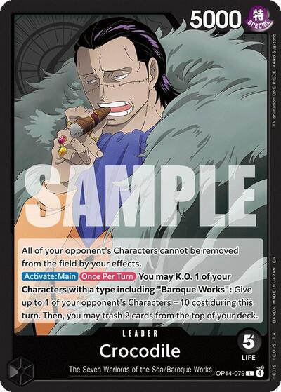 Crocodile #OP14-079 The Azure Sea's Seven