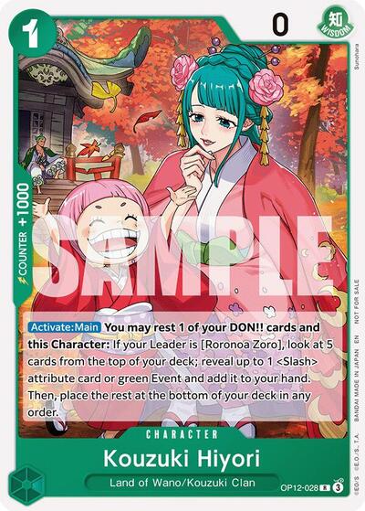 Kouzuki Hiyori (Tournament Pack 2026 Vol. 1) #OP12-028 One Piece Promotion Cards