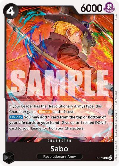 Sabo (Store Tournament 2025 Vol. 4) #P-105 One Piece Promotion Cards