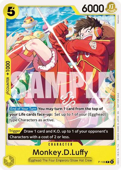Monkey.D.Luffy (Store Tournament 2025 Vol. 4) #P-106 One Piece Promotion Cards