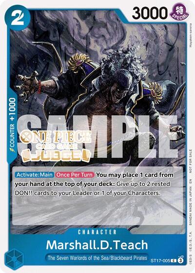 Marshall.D.Teach (Judge Pack Vol. 7) #ST17-005 One Piece Promotion Cards