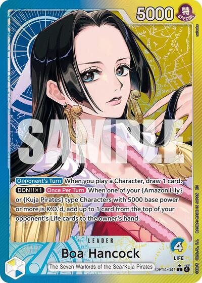 Boa Hancock - OP14-041 (Alternate Art) #OP14-041 The Azure Sea's Seven