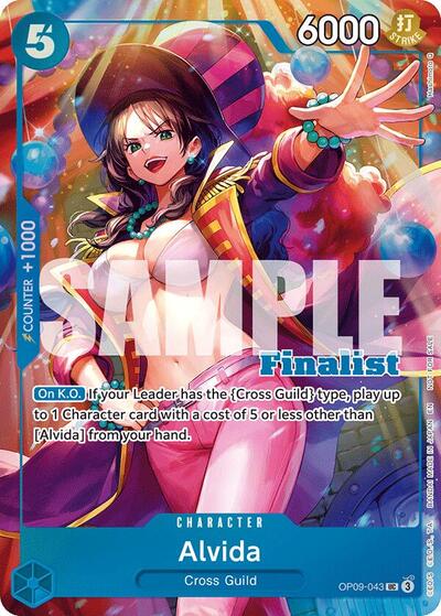 Alvida (CS 25-26 Finalist Card Set 2) #OP09-043 One Piece Promotion Cards