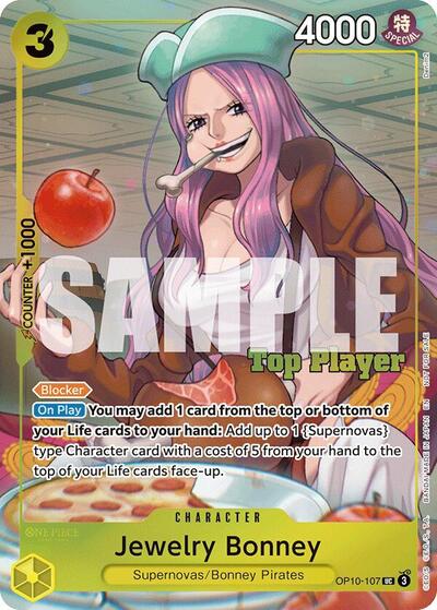 Jewelry Bonney (CS 25-26 Top Player Pack Vol. 2) #OP10-107 One Piece Promotion Cards