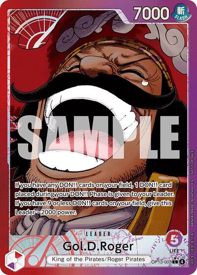 Gol.D.Roger (Jumbo) #OP13-003 One Piece Promotion Cards