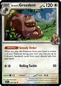 Arven's Greedent #159 Miscellaneous Cards & Products