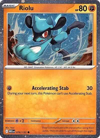 Riolu Miscellaneous Cards & Products #76