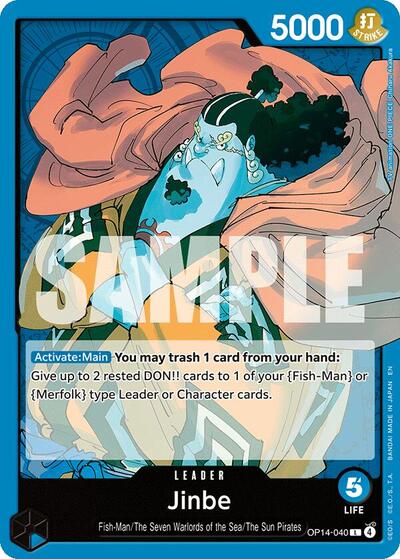 Jinbe #OP14-040 The Azure Sea's Seven