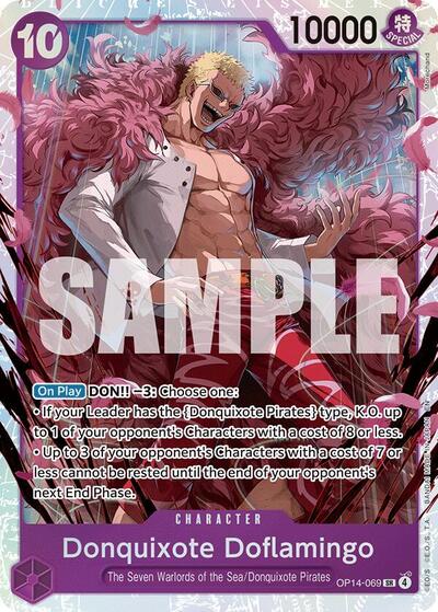 Donquixote Doflamingo #OP14-069 The Azure Sea's Seven