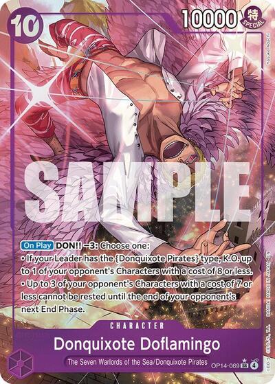 Donquixote Doflamingo - OP14-069 (Alternate Art) #OP14-069 The Azure Sea's Seven