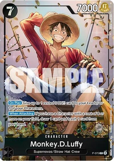 Monkey.D.Luffy (Tin Pack Set Vol. 2) #P-075 One Piece Promotion Cards
