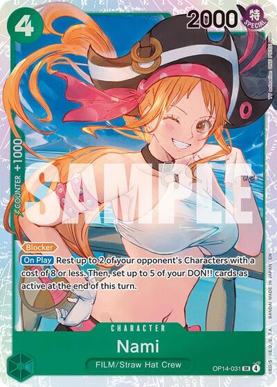 Nami #OP14-031 The Azure Sea's Seven