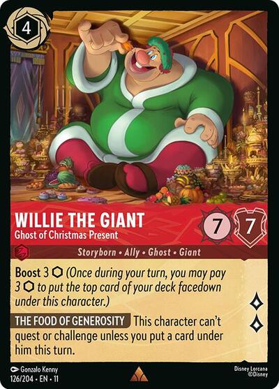 Willie the Giant - Ghost of Christmas Present #126 Winterspell