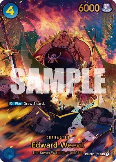 Edward Weevil - EB01-023 (SP) #EB01-023 The Azure Sea's Seven