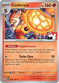 Cinderace #28 Prize Pack Series Cards