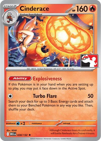 Cinderace #28 Prize Pack Series Cards
