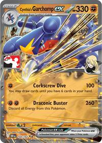 Cynthia's Garchomp ex Prize Pack Series Cards #104