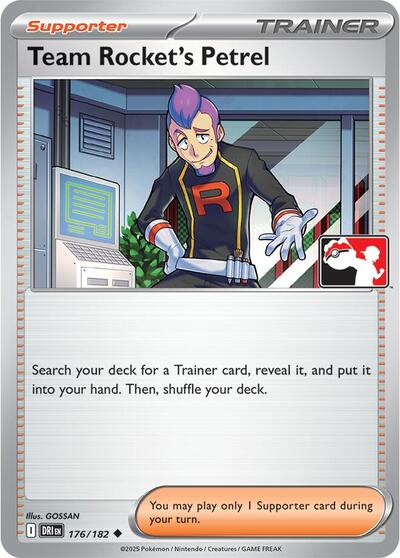 Team Rocket's Petrel #176 Prize Pack Series Cards