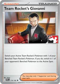 Team Rocket's Giovanni #174 Prize Pack Series Cards