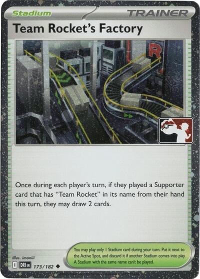 Team Rocket's Factory #173 Prize Pack Series Cards