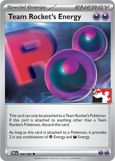Team Rocket's Energy #182 Prize Pack Series Cards