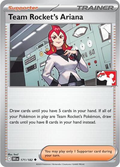 Team Rocket's Ariana #171 Prize Pack Series Cards