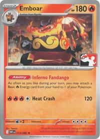 Emboar #13 Prize Pack Series Cards