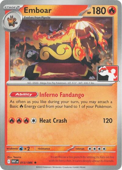 Emboar #13 Prize Pack Series Cards