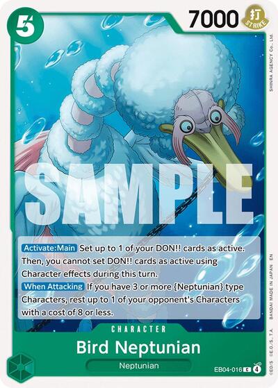 Bird Neptunian #EB04-016 The Azure Sea's Seven