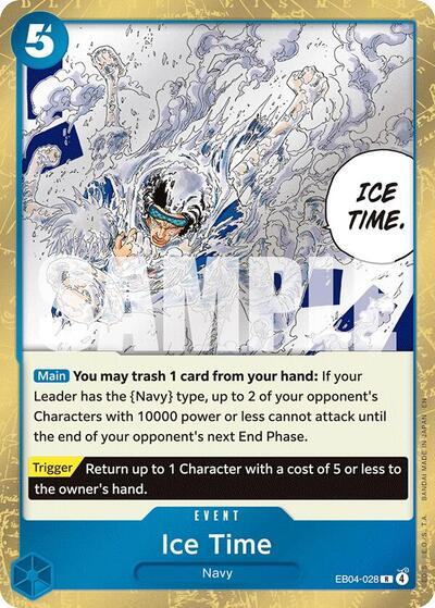 Ice Time #EB04-028 The Azure Sea's Seven