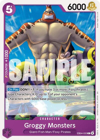 Groggy Monsters #EB04-033 The Azure Sea's Seven