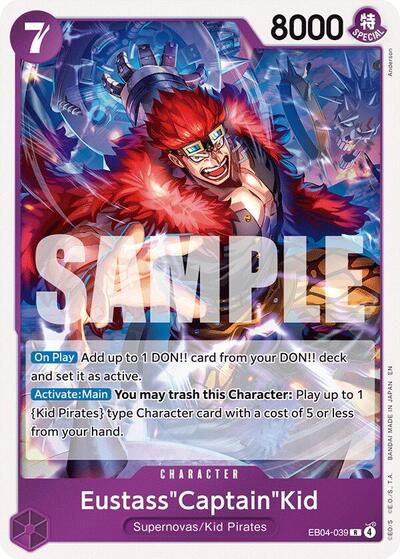 Eustass"Captain"Kid #EB04-039 The Azure Sea's Seven